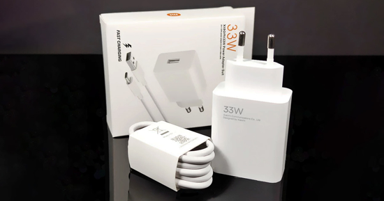 Image sur Boitier de recharge Xiaomi Mi - 33W - Type-A + Type-C - Blanc